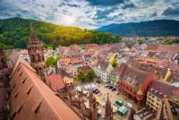 Blick vom Freiburger Münster Richtung Schlossberg